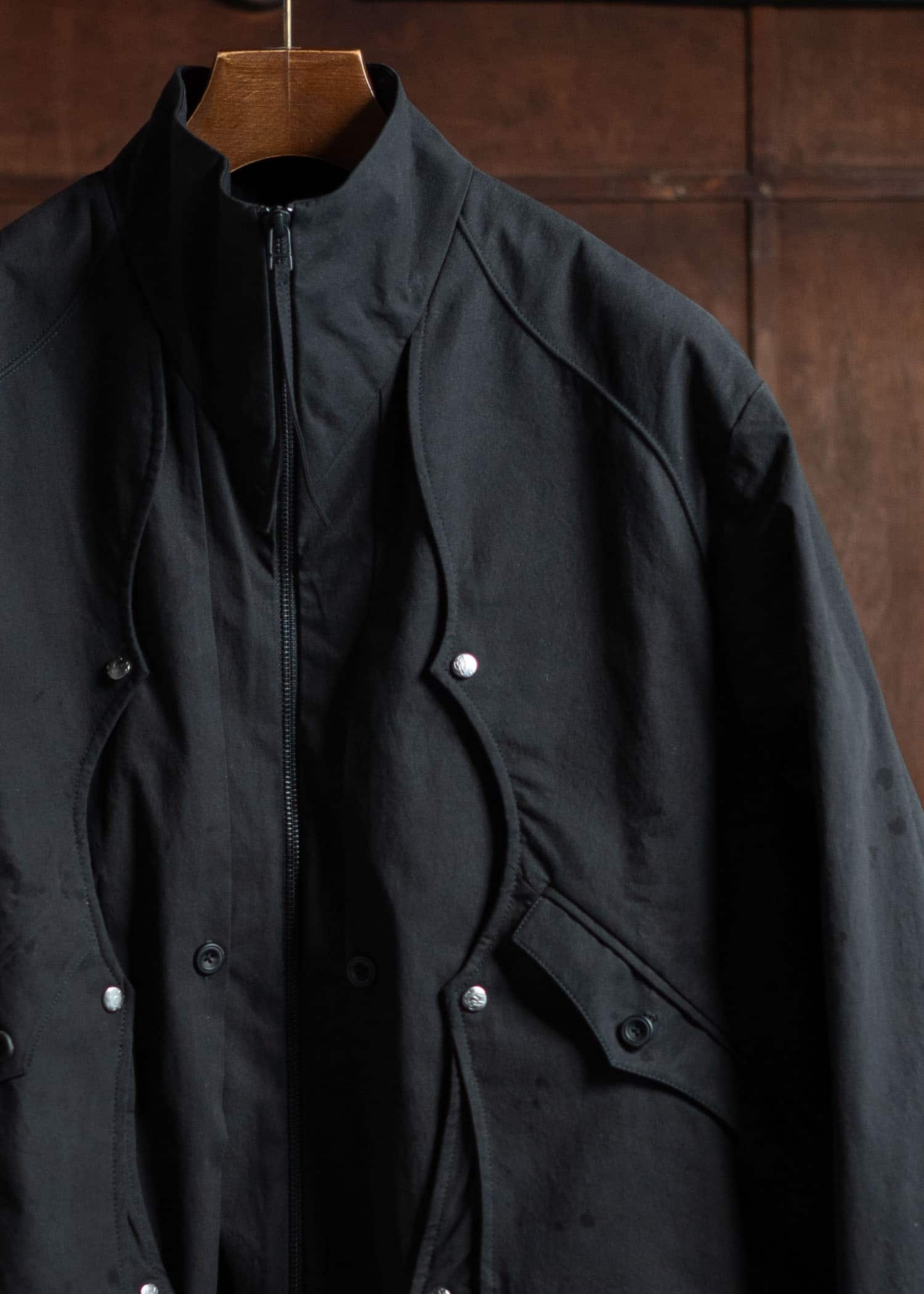 Professor.E Poncho Jacket Black 24FW-PE-JKT-06