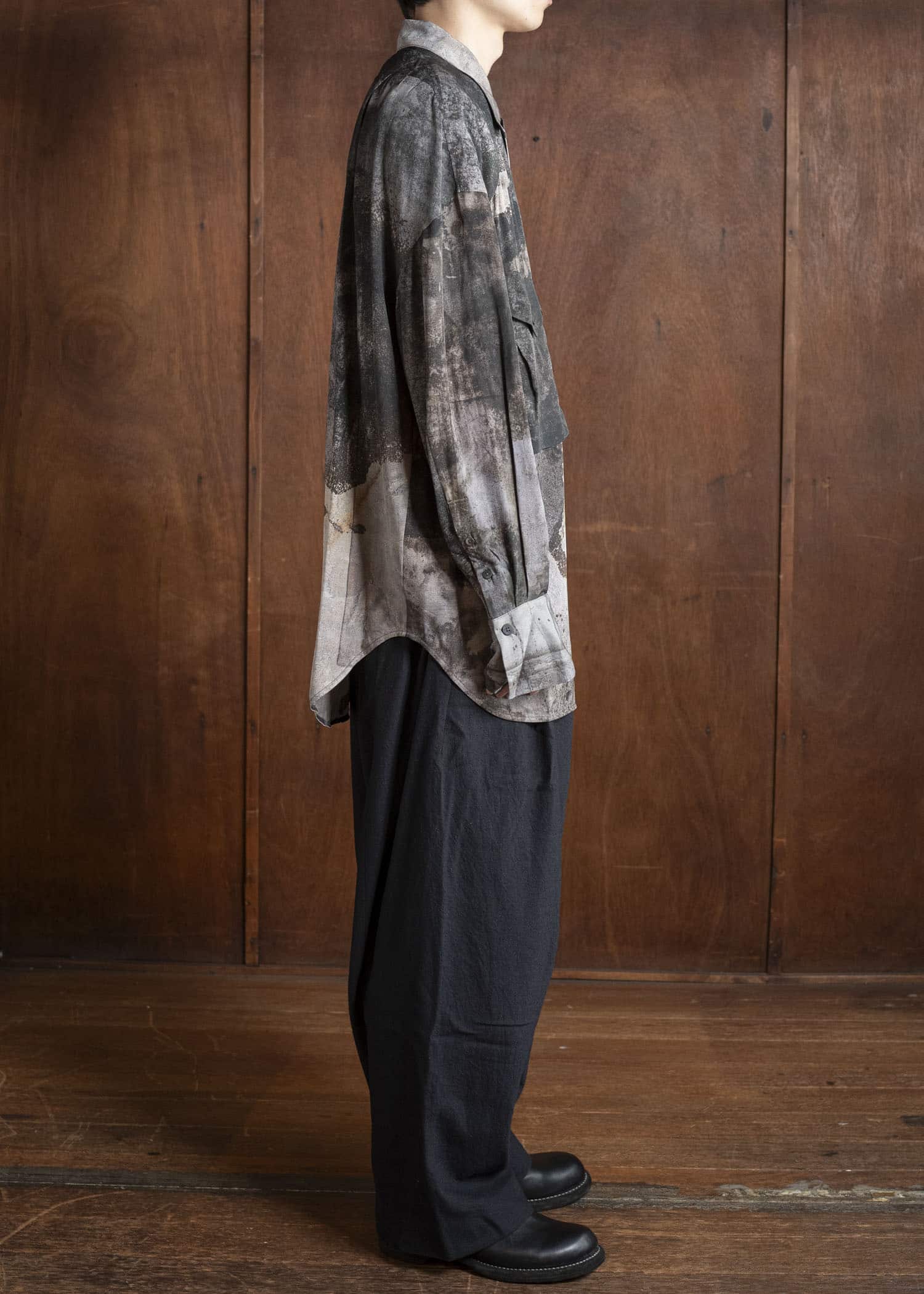 ZIGGY CHEN 0M2530701 DIGITAL PRINT SILK SHIRT JACKET 3