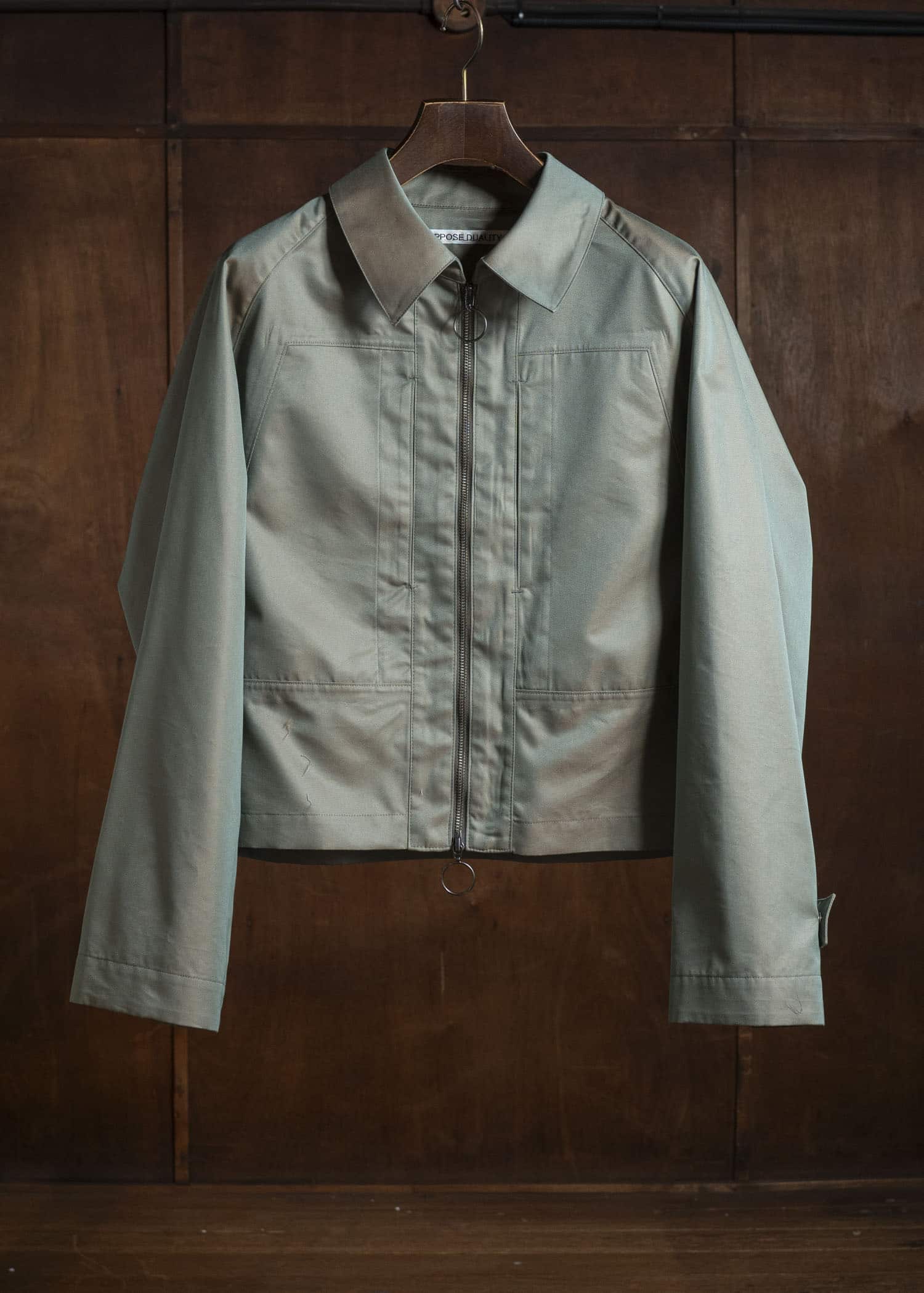 OPPOSE DUALITY OD1011COA-26SS ChambrayMod Harf Coat Beige