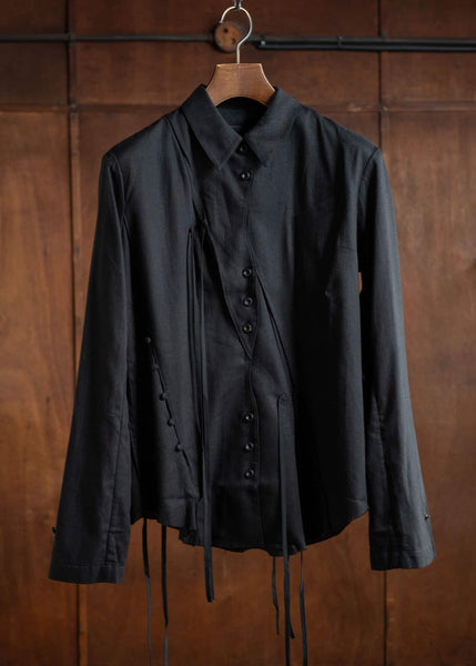 Professor.E Hanging Shirt Black 24FW-WM-LSH-02