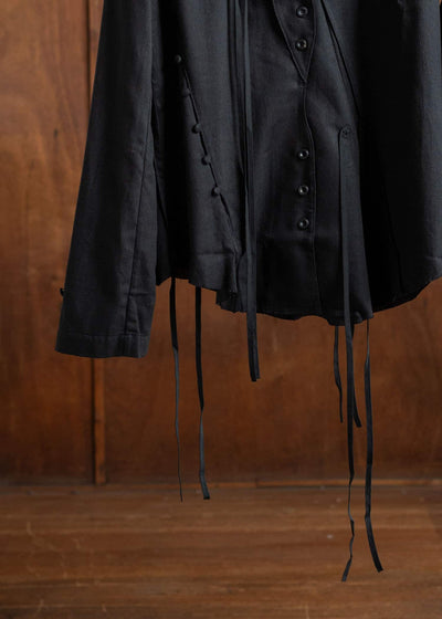Professor.E Hanging Shirt Black 24FW-WM-LSH-02