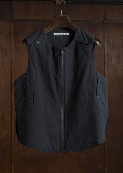 OPPOSE DUALITY OD1051VST-26SS Linen Vest Black