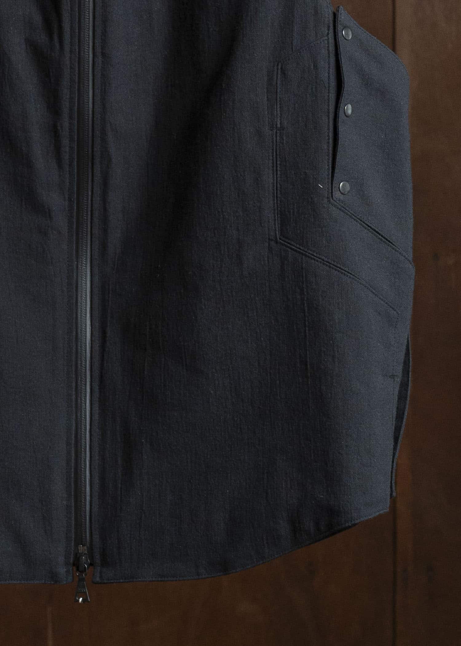 OPPOSE DUALITY OD1051VST-26SS Linen Vest Black