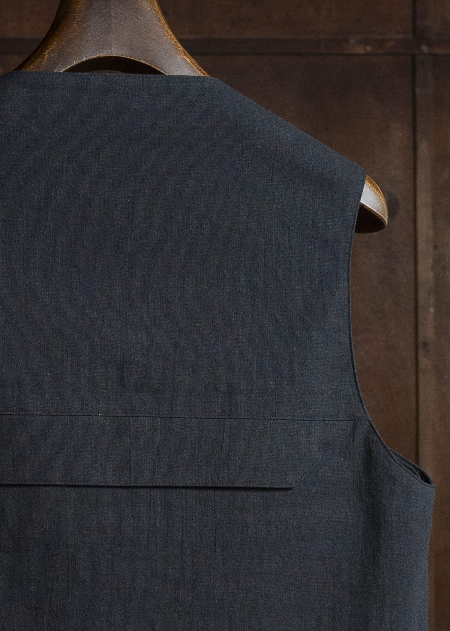 OPPOSE DUALITY OD1051VST-26SS Linen Vest Black