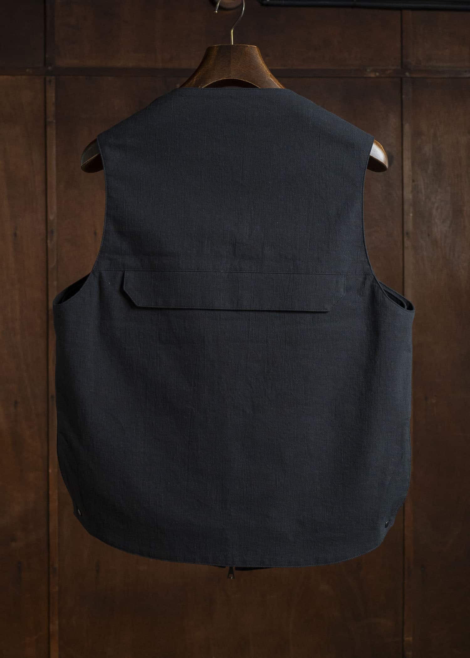 OPPOSE DUALITY OD1051VST-26SS Linen Vest Black