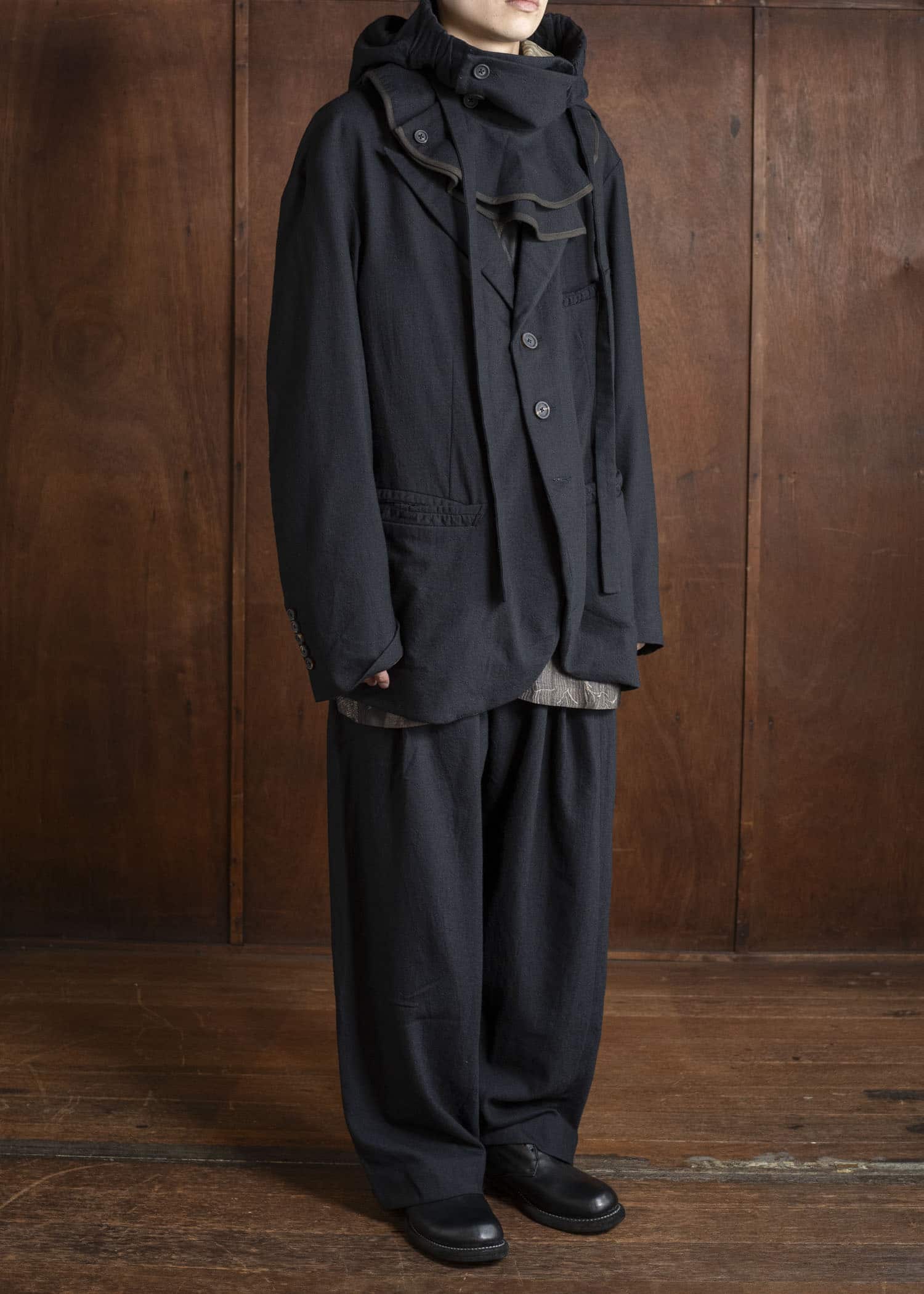 ZIGGY CHEN 0M2535618 HOODED NECKWARMER 4