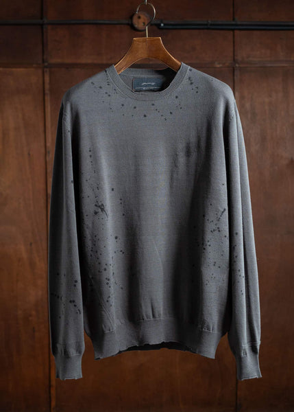 Professor.E Tainted Knit Dark Grey 24FW-PE-KT-04