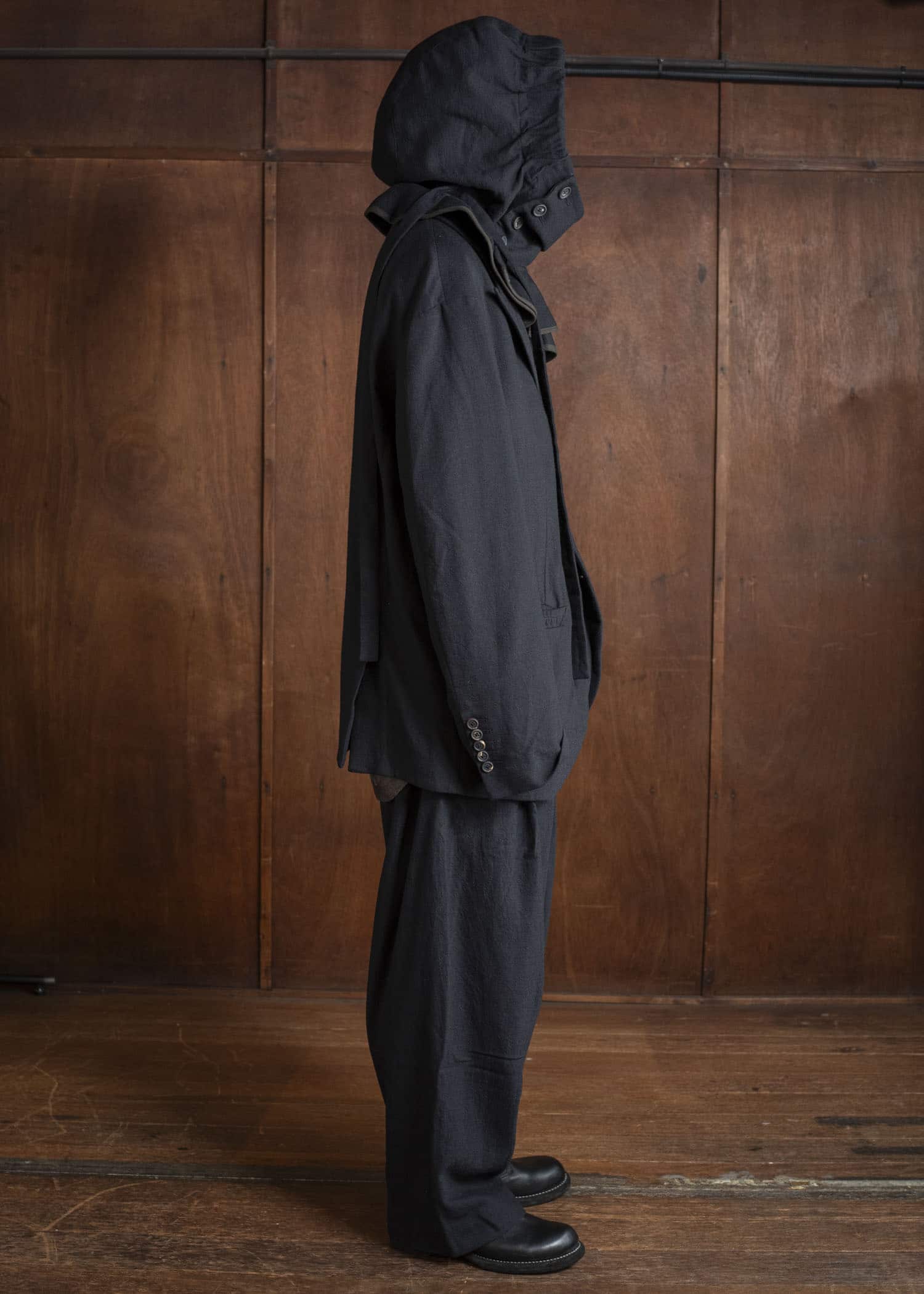 ZIGGY CHEN 0M2535618 HOODED NECKWARMER 4