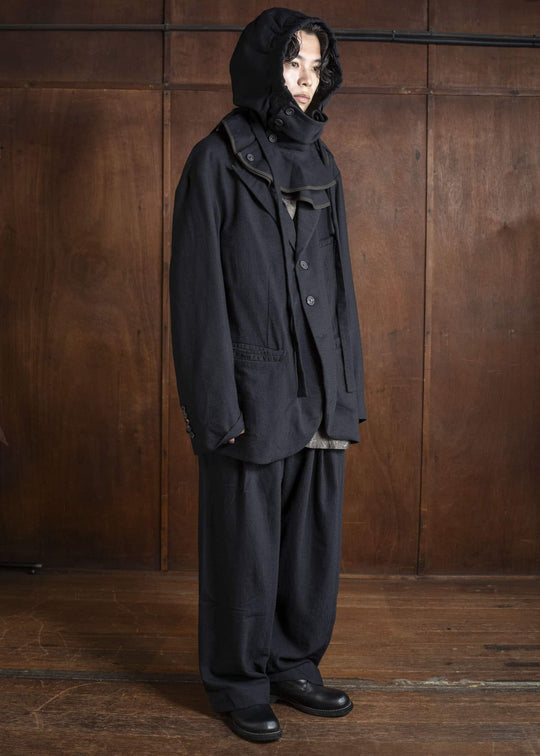 ZIGGY CHEN 0M2535618 HOODED NECKWARMER 4