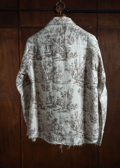 Professor.E Seasonal Print Ls Beige 24FW-PE-LSH-02