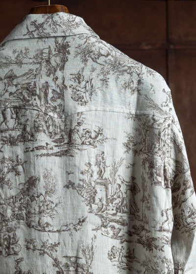 Professor.E Seasonal Print Ls Beige 24FW-PE-LSH-02