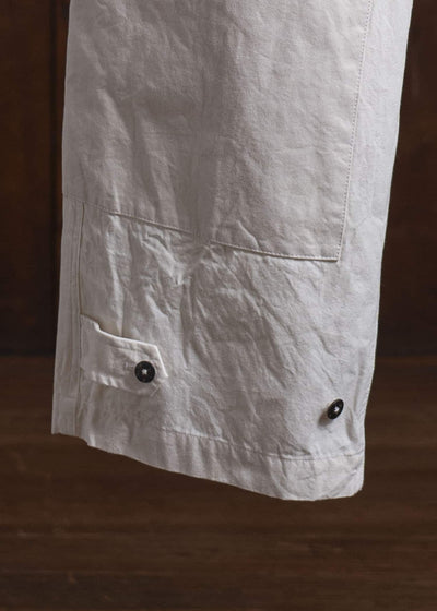 amachi. Double Knee Cargo Pants - Light Weight AY00-7-5 Off White