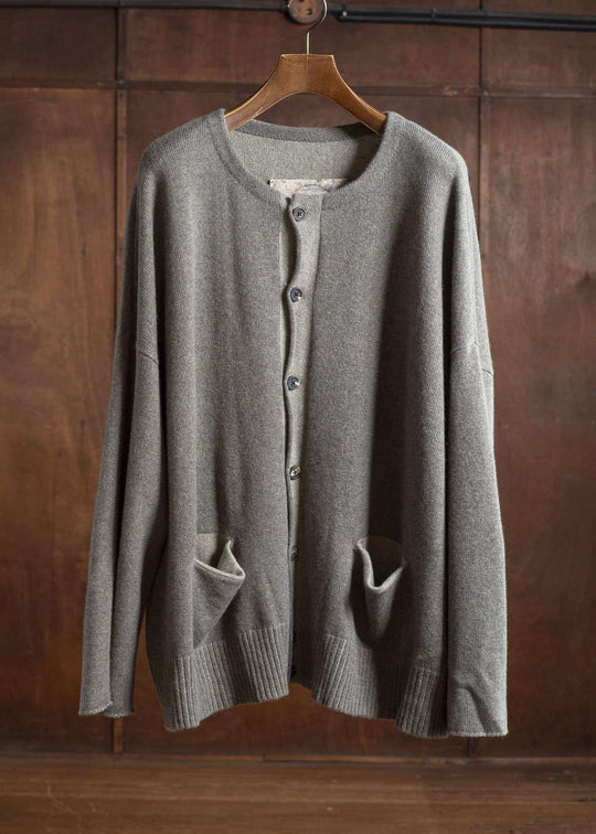 ZIGGY CHEN 0M2532503 CREW-NECK CARDIGAN 54