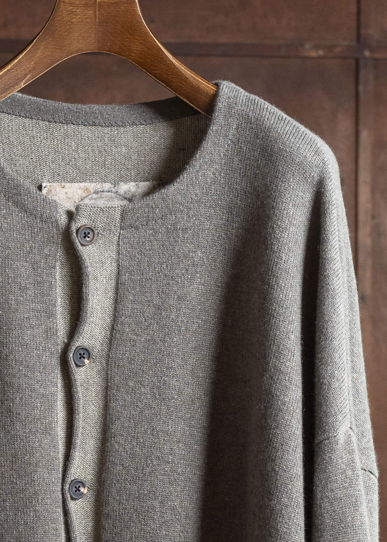 ZIGGY CHEN 0M2532503 CREW-NECK CARDIGAN 54