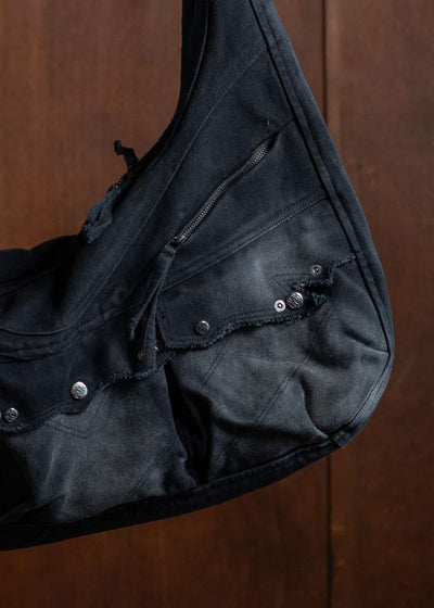 Professor.E Parachute Bag Washed Black 24FW-PE-ACC-04