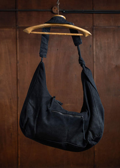 Professor.E Parachute Bag Washed Black 24FW-PE-ACC-04