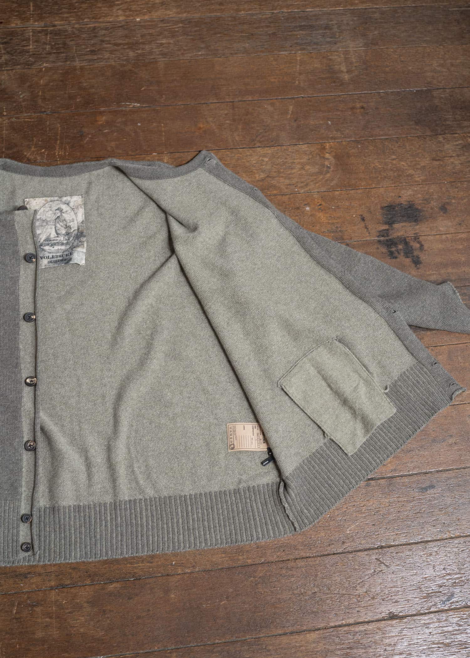 ZIGGY CHEN 0M2532503 CREW-NECK CARDIGAN 54