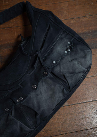 Professor.E Parachute Bag Washed Black 24FW-PE-ACC-04