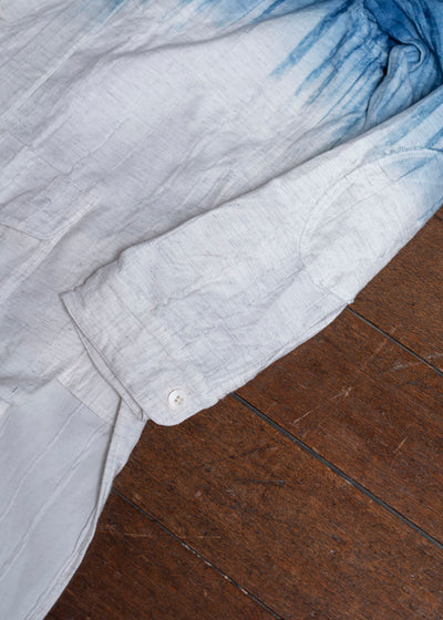 HEōS HEAW-SH004 Hunting Shirt Indigo&amp;White