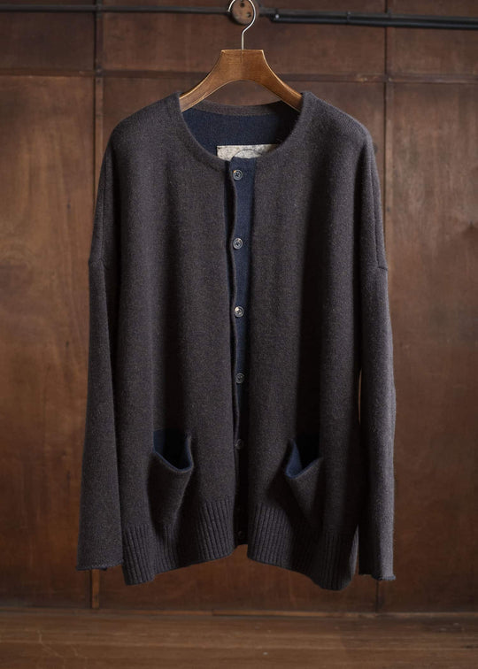 ZIGGY CHEN 0M2532504 CREW-NECK CARDIGAN 83