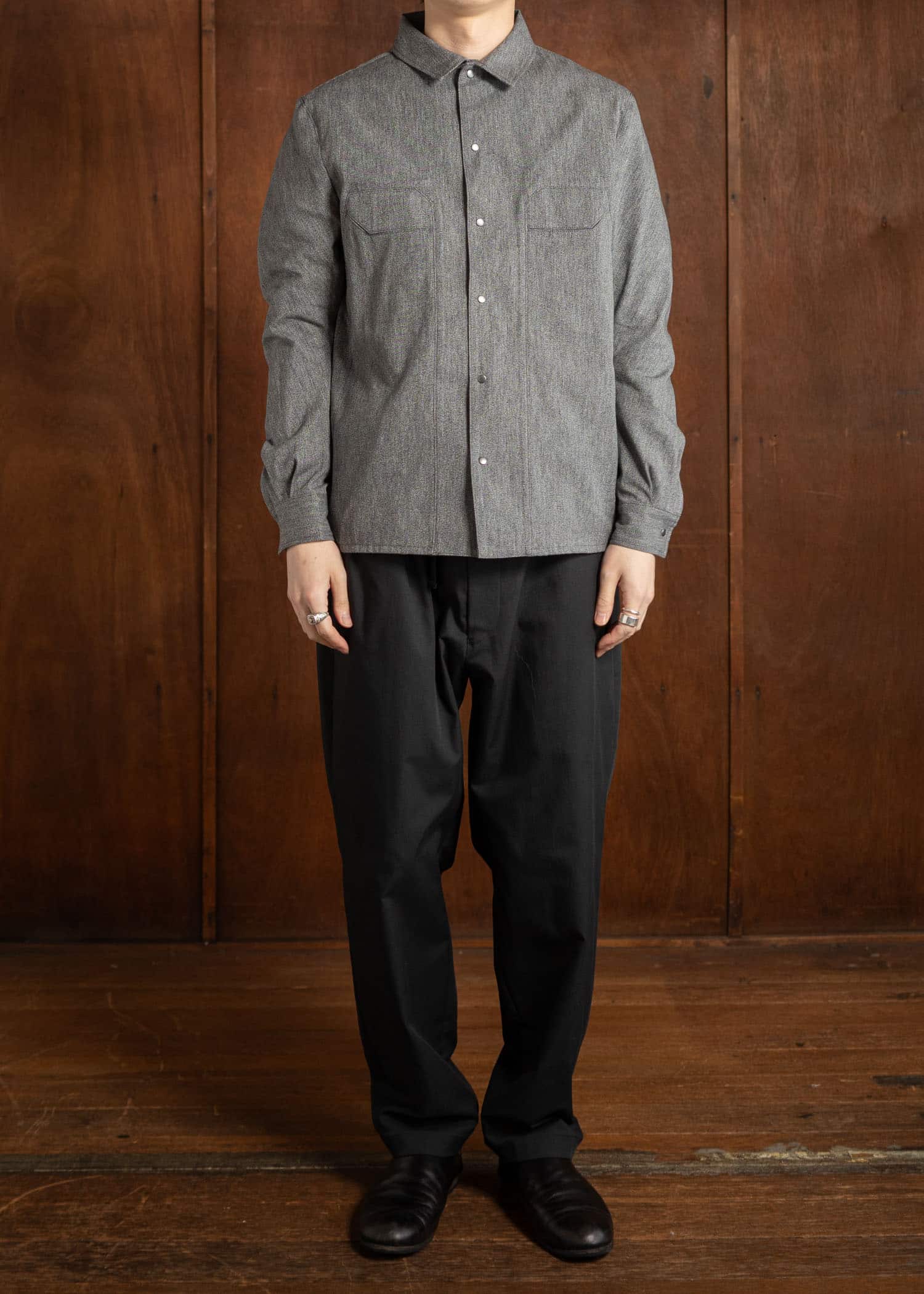 OPPOSE DUALITY 2Pocket Dungarees Shirts OD2001SHT-24SS Gray