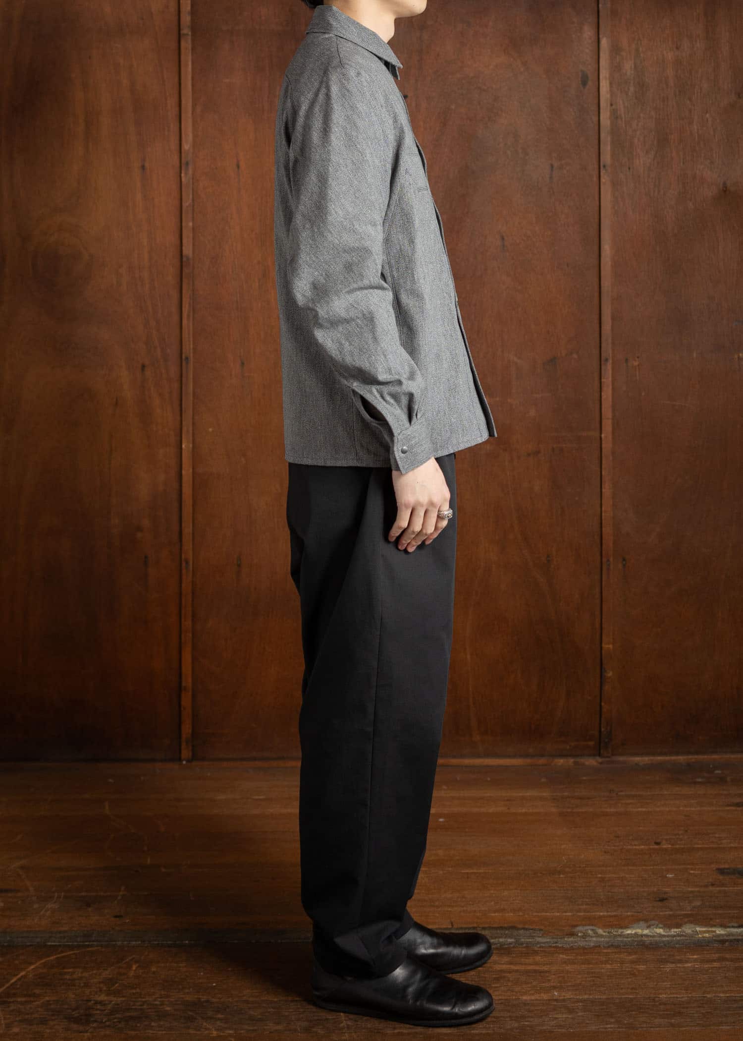 OPPOSE DUALITY 2Pocket Dungarees Shirts OD2001SHT-24SS Gray