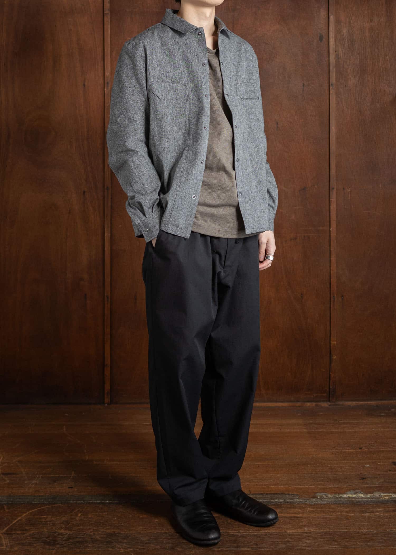 OPPOSE DUALITY 2Pocket Dungarees Shirts OD2001SHT-24SS Gray