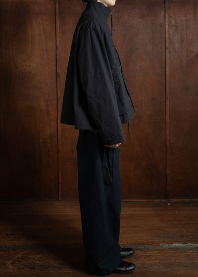 Professor.E Poncho Jacket Black 24FW-PE-JKT-06