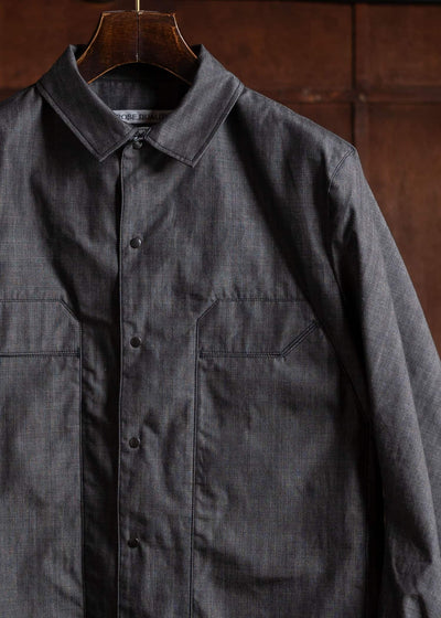 OPPOSE DUALITY 2Pocket Dungarees Shirts OD2001SHT-24SS Black