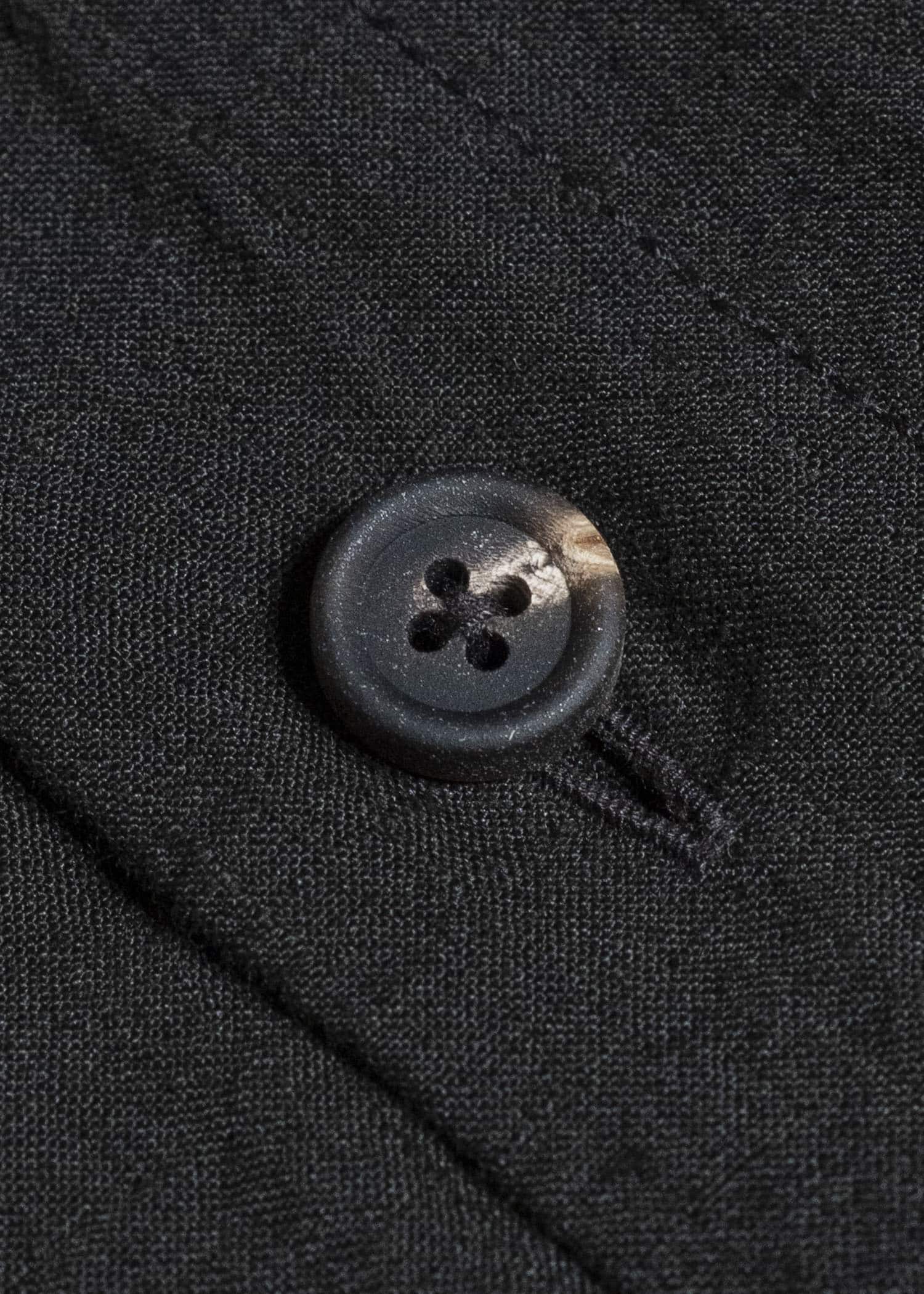 ZIGGY CHEN PUPPYTOOTH COCOON SHIRT BLACK OLIVE 0M2620709