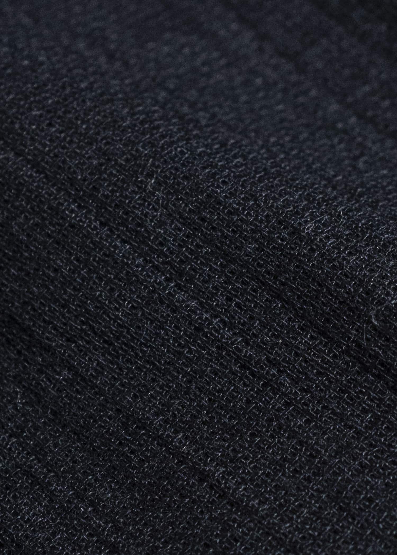 Gorsch #141ST-SH05-VIN4 Panama Cotton Stand Collar Shirt Black