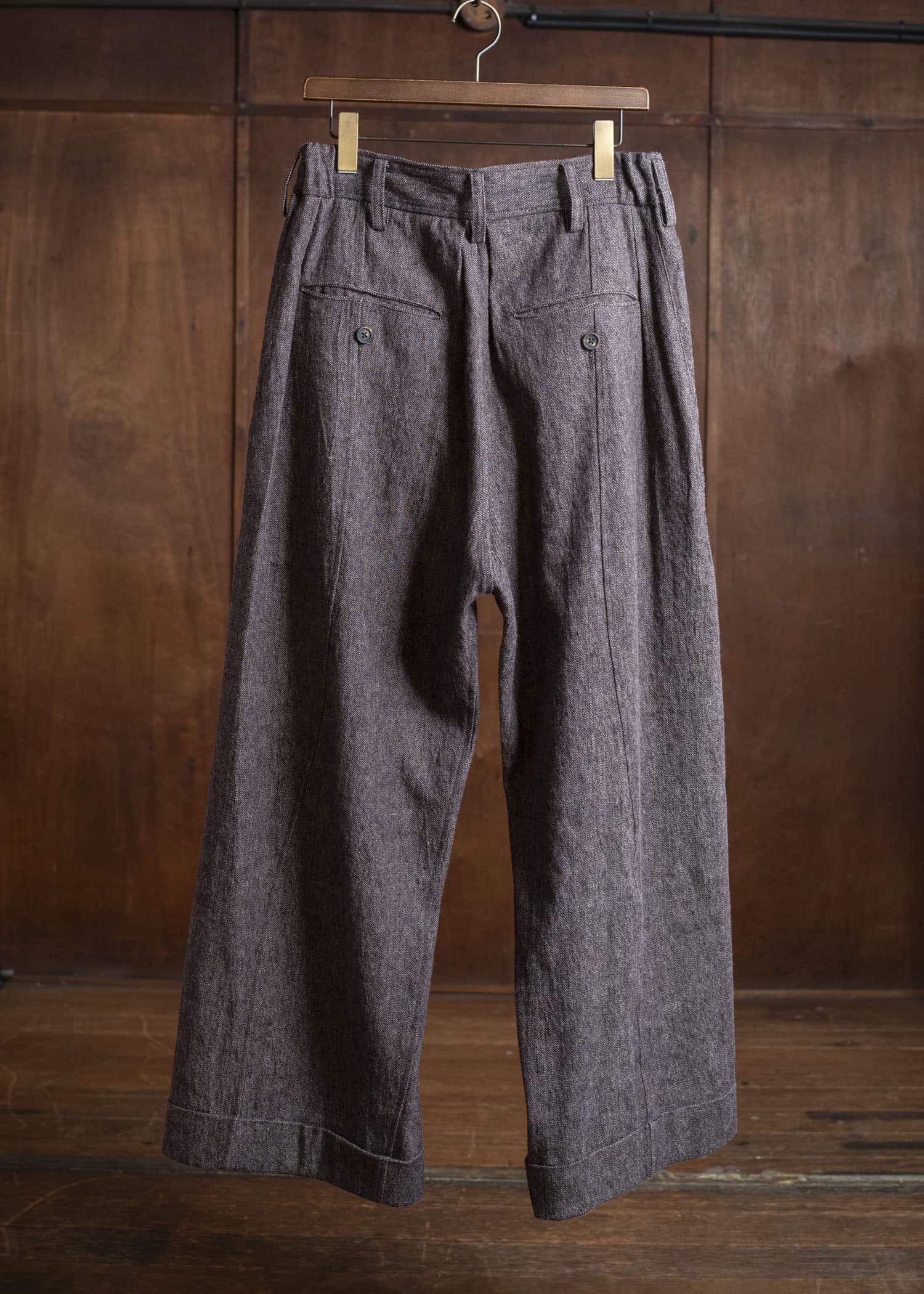 ZIGGY CHEN 0M2530548 WIDE-LEG DENIM TROUSERS 63