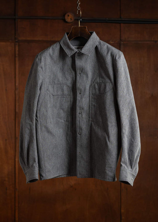 OPPOSE DUALITY 2Pocket Dungarees Shirts OD2001SHT-24SS Gray