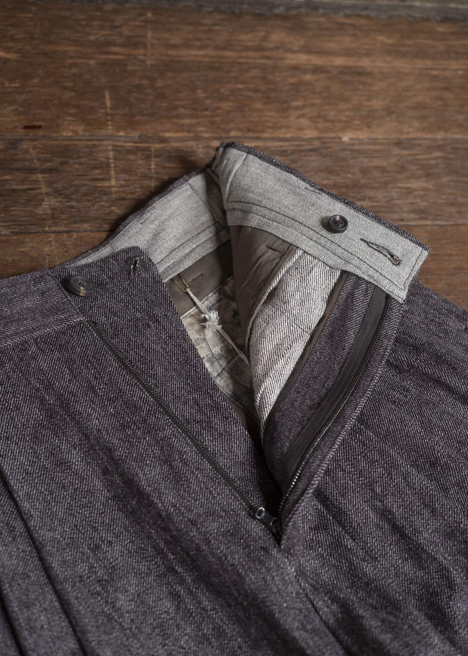 ZIGGY CHEN 0M2530548 WIDE-LEG DENIM TROUSERS 63