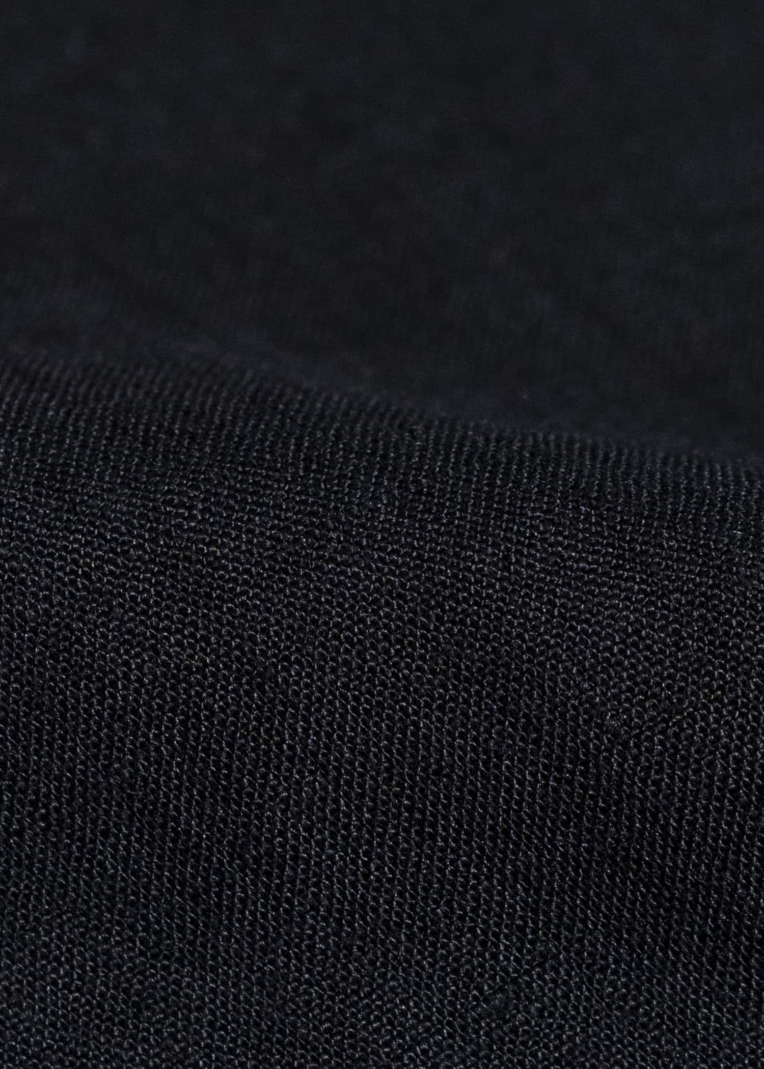 Gorsch #141ST-SSSH06-ELI Europian Linen Open Collar Raglan Short Sleeve Black