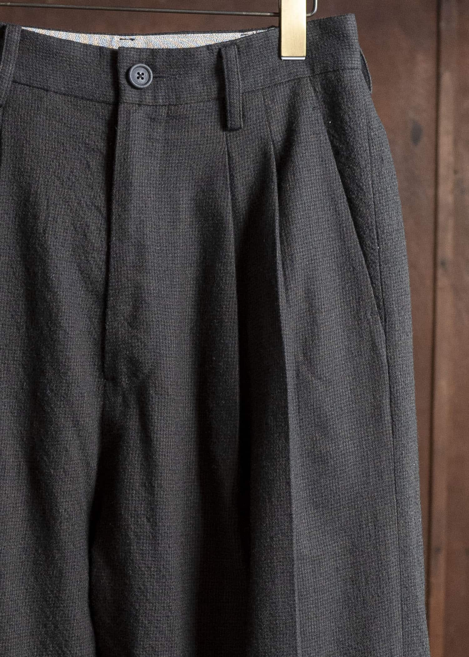 ZIGGY CHEN 0M2530513 FRONT PLEAT TROUSERS 55