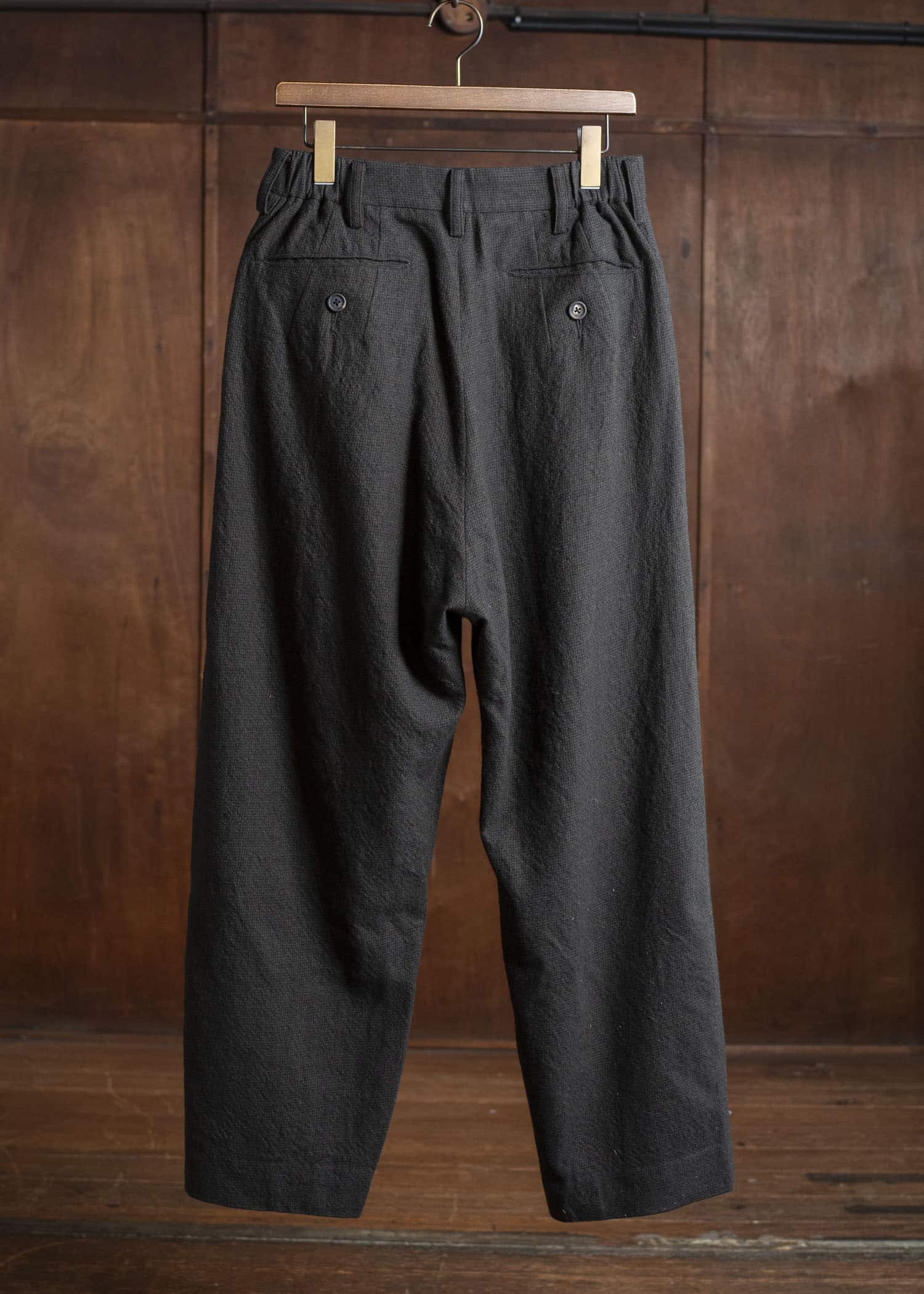 ZIGGY CHEN 0M2530513 FRONT PLEAT TROUSERS 55