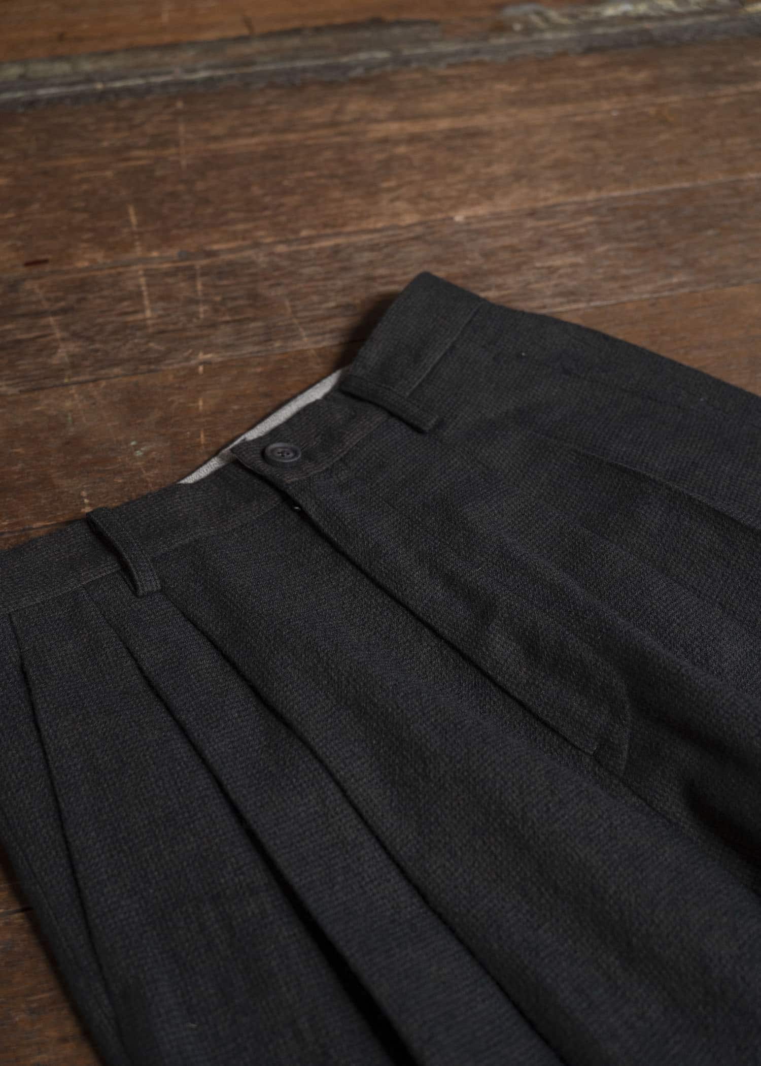 ZIGGY CHEN 0M2530513 FRONT PLEAT TROUSERS 55