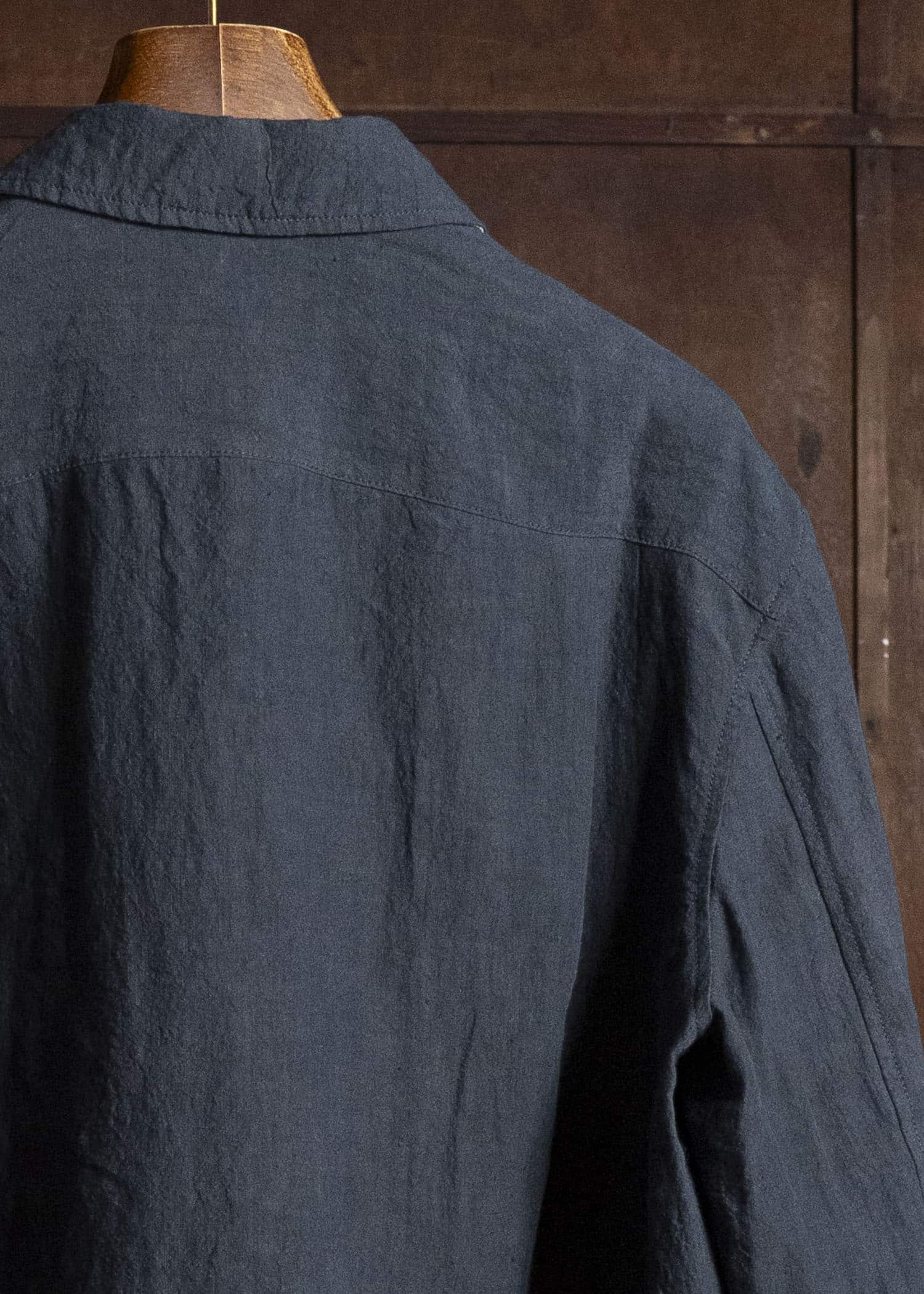 ZIGGY CHEN SPREAD COLLAR CHORE JACKET DARK INDIGO 0M2620906