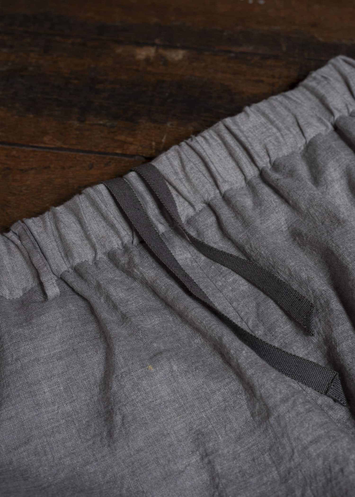 Gorsch #141ST-SLTR01-LCY Yak Mixed L/C Easy Shorts Light Grey