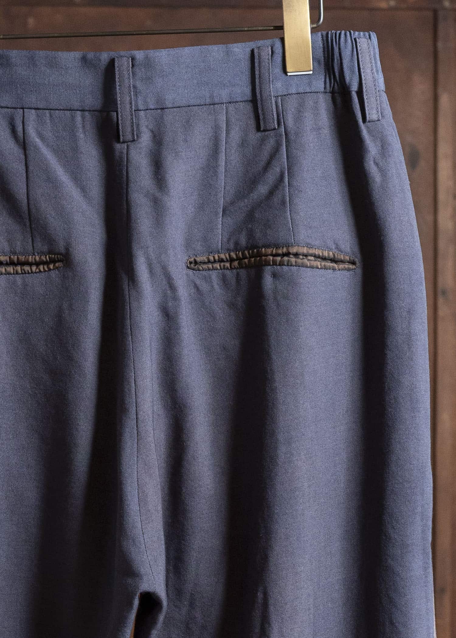 ZIGGY CHEN 0M2530550 STRAIGHT-LEG DROP CROTCH TROUSERS 24