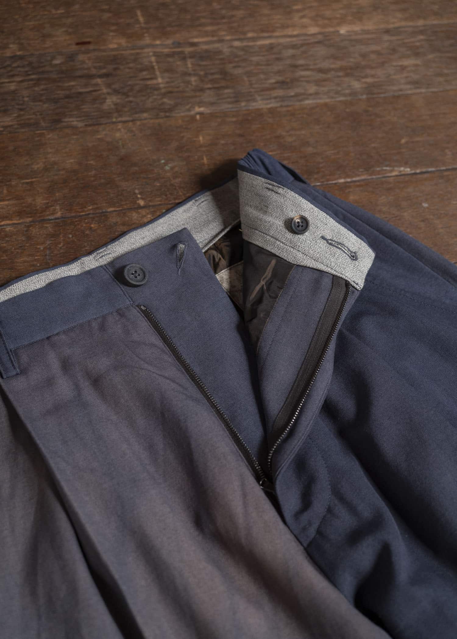 ZIGGY CHEN 0M2530550 STRAIGHT-LEG DROP CROTCH TROUSERS 24