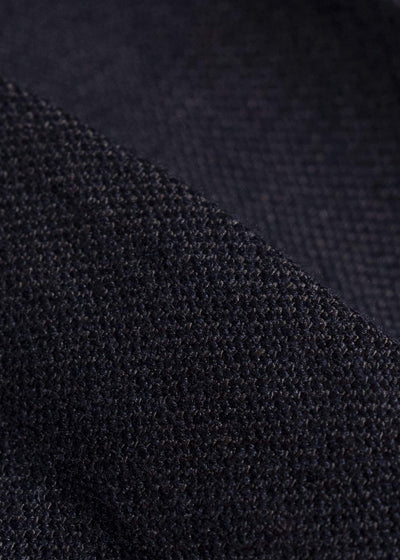 Gorsch #141ST-TR02 Linen Side Tack Trousers Navy Brown