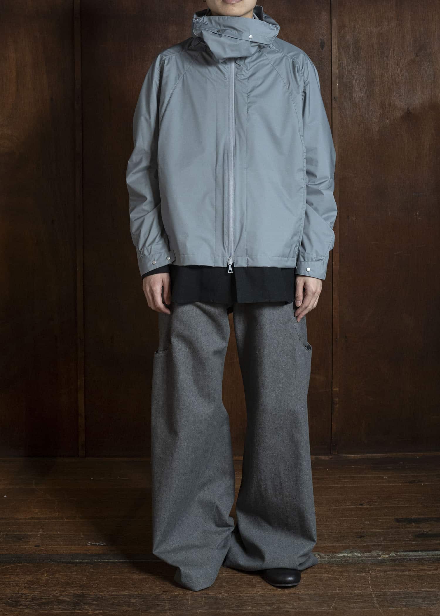 OPPOSE DUALITY OD1031PAK-26SS Pocktable Short Parka Light Blue