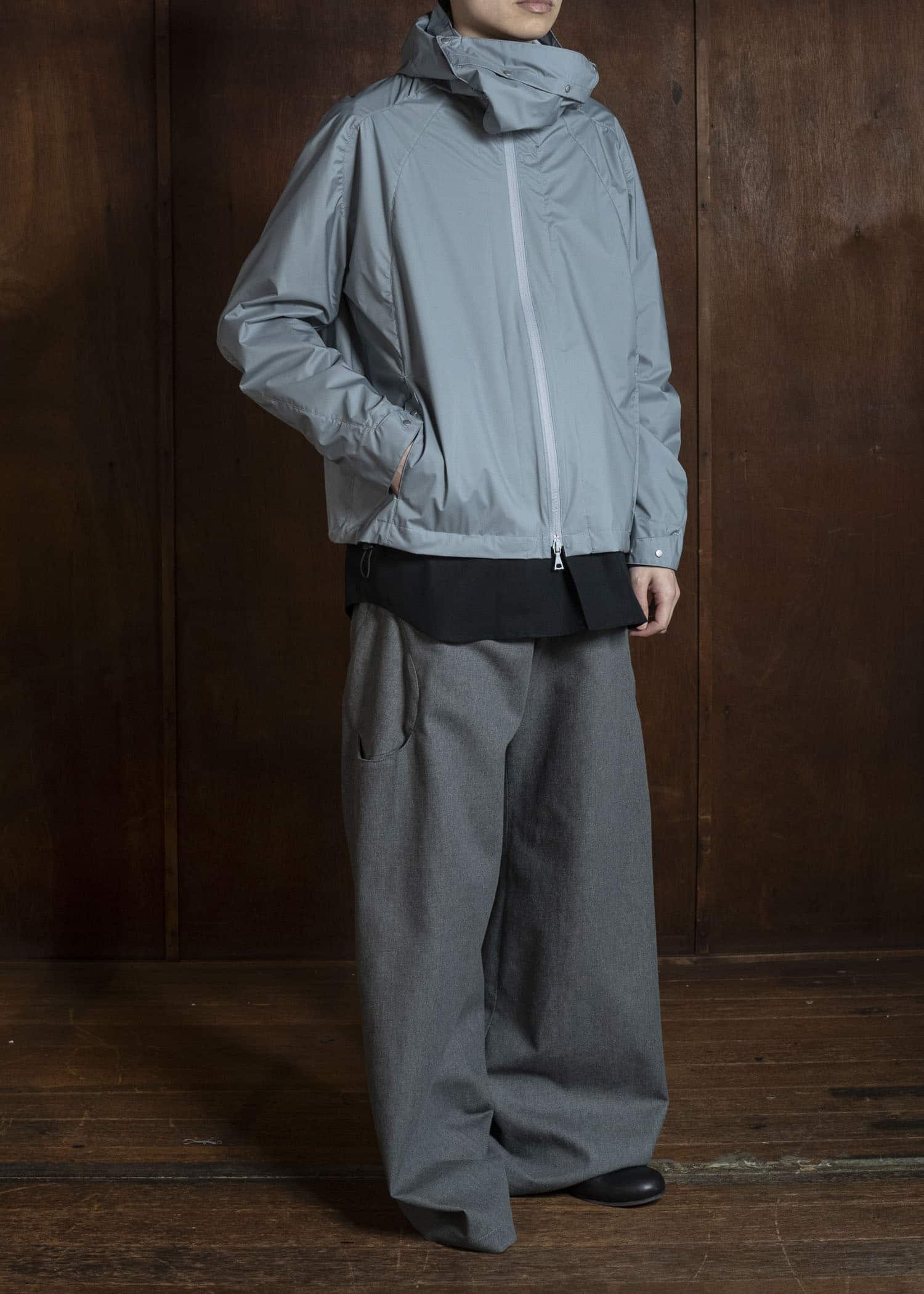 OPPOSE DUALITY OD1031PAK-26SS Pocktable Short Parka Light Blue