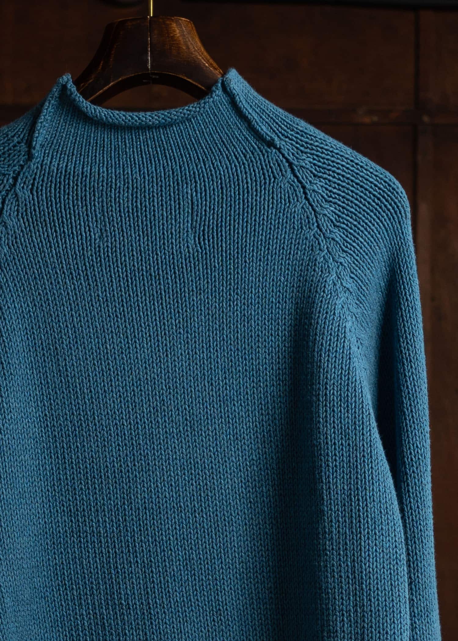 XENIA TELUNTS Fisherman Sweater Blue