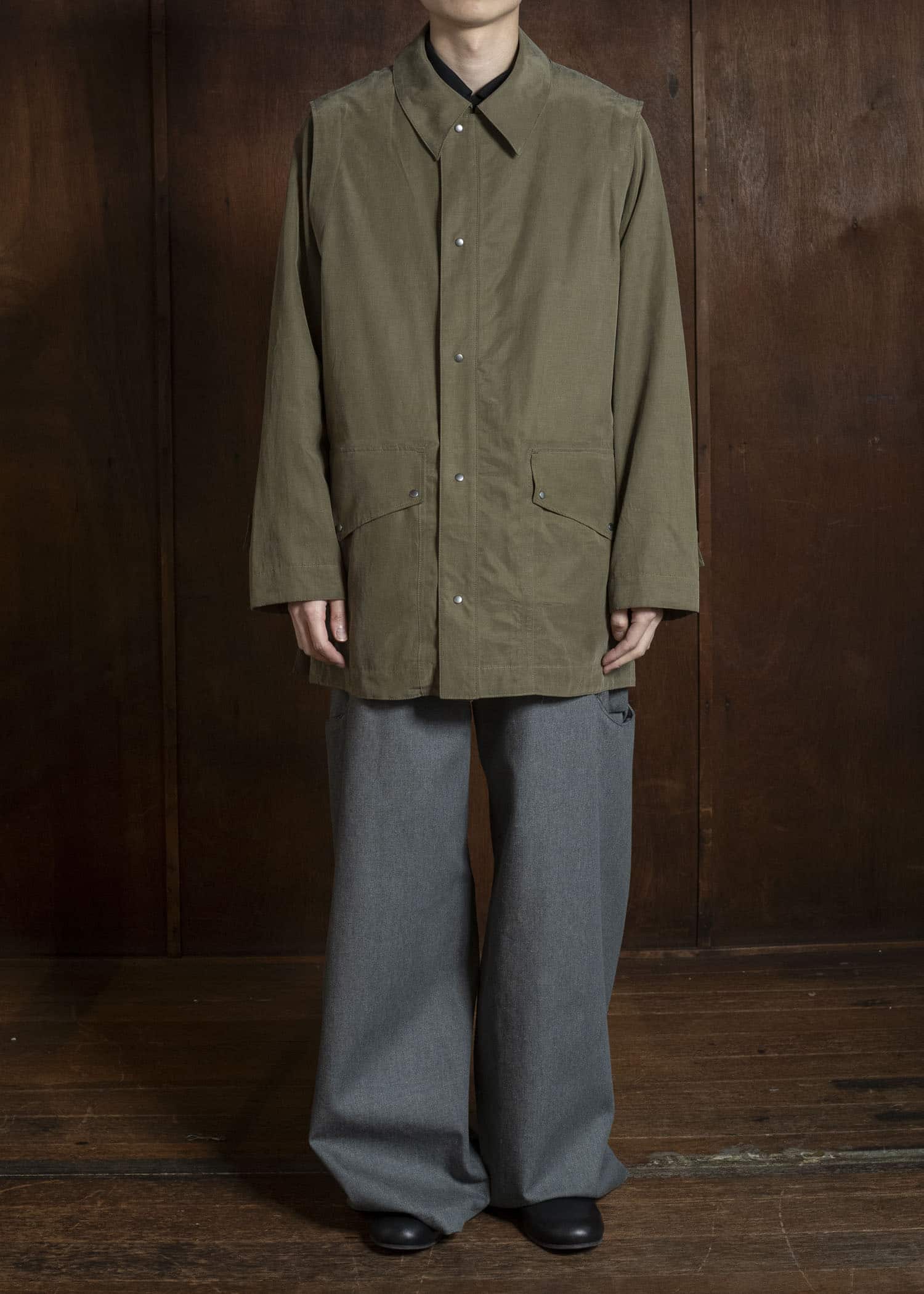 OPPOSE DUALITY OD1013COA-26SS Mod Half Coat (CONTEXT別注） Dark Green