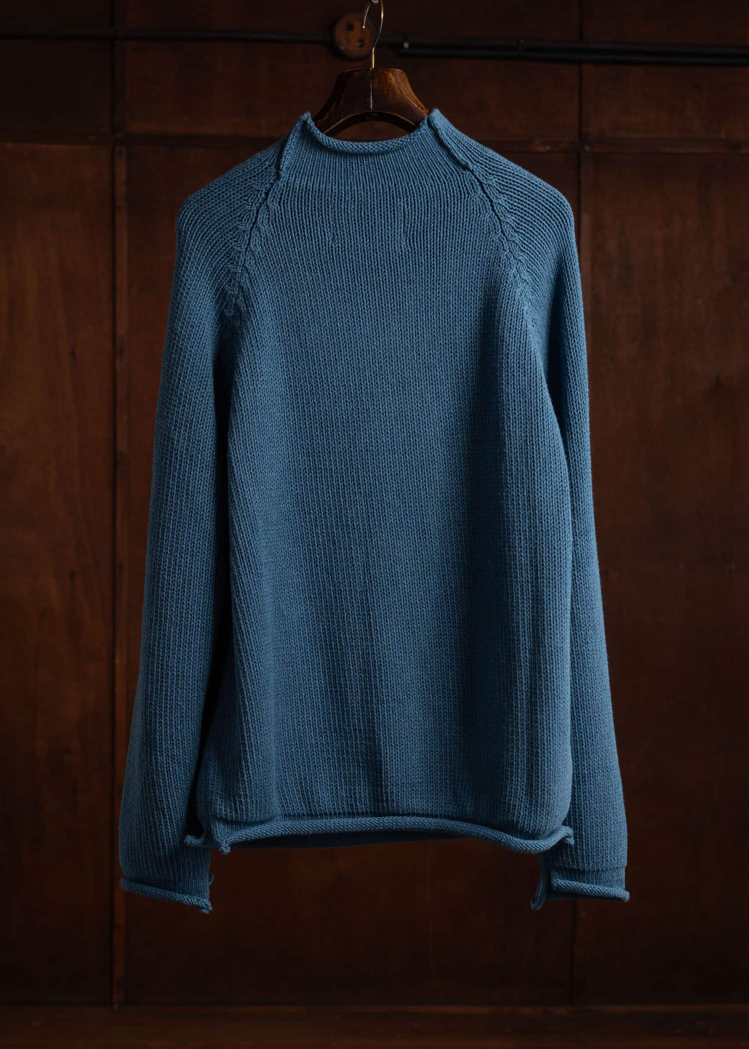 XENIA TELUNTS Fisherman Sweater Blue