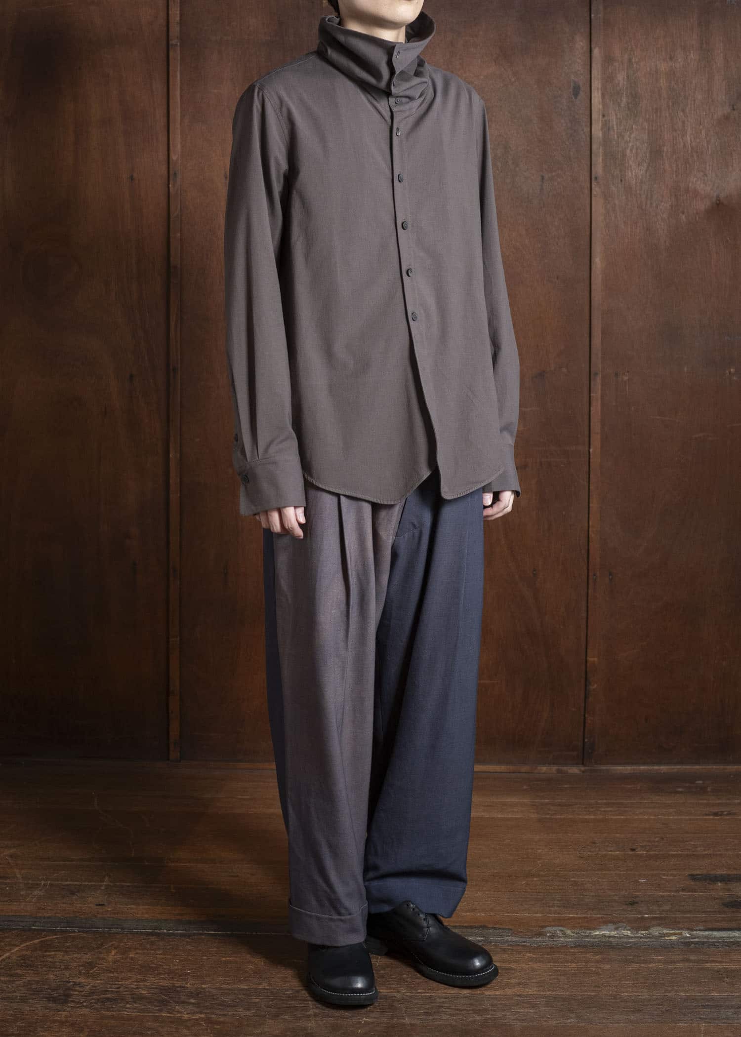 ZIGGY CHEN 0M2530734 HIGH COLLAR SHIRT 62