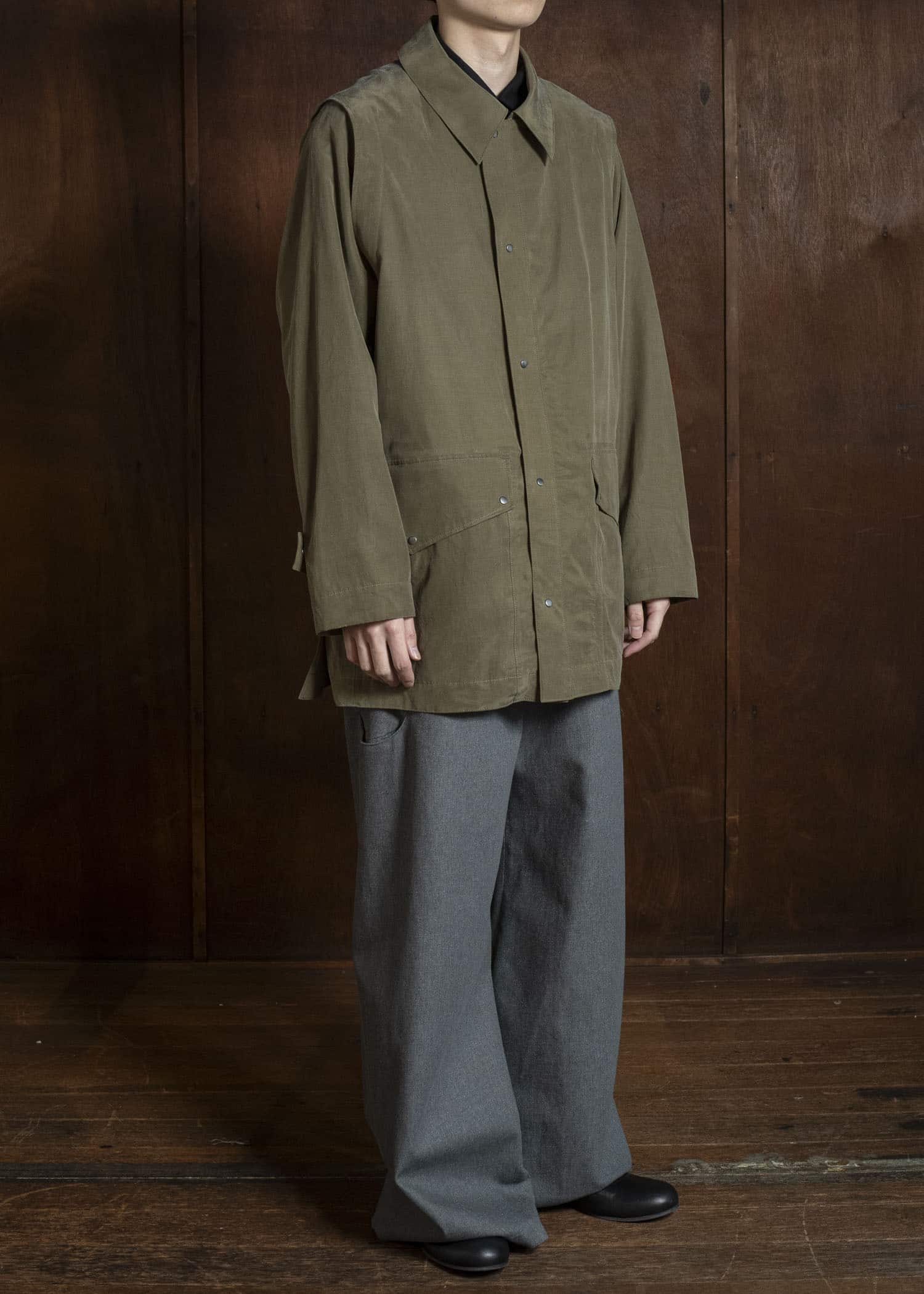 OPPOSE DUALITY OD1013COA-26SS Mod Half Coat (CONTEXT別注） Dark Green